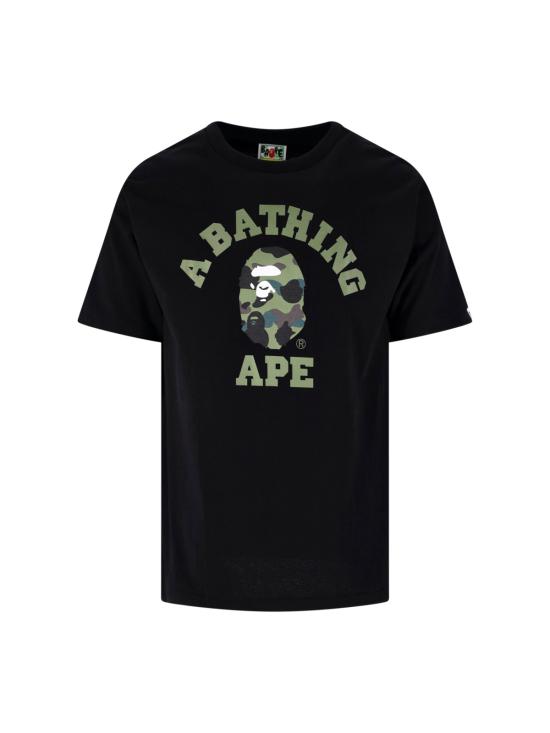 26SS 베이프 반팔 티셔츠 001TEM301013M BLACK X GREEN