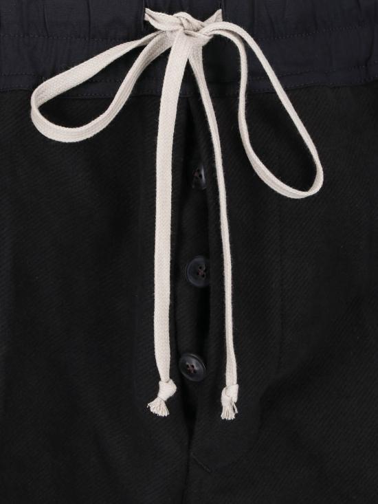 26FW 릭 오웬스 트레이닝/조거 팬츠 RU02F4378 TB 09 Black - RICK OWENS