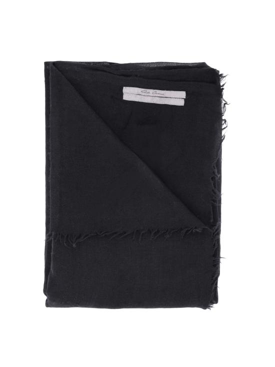 26FW 릭 오웬스 머플러/스카프 RU02F4462 SCAR 09 Black - RICK OWENS