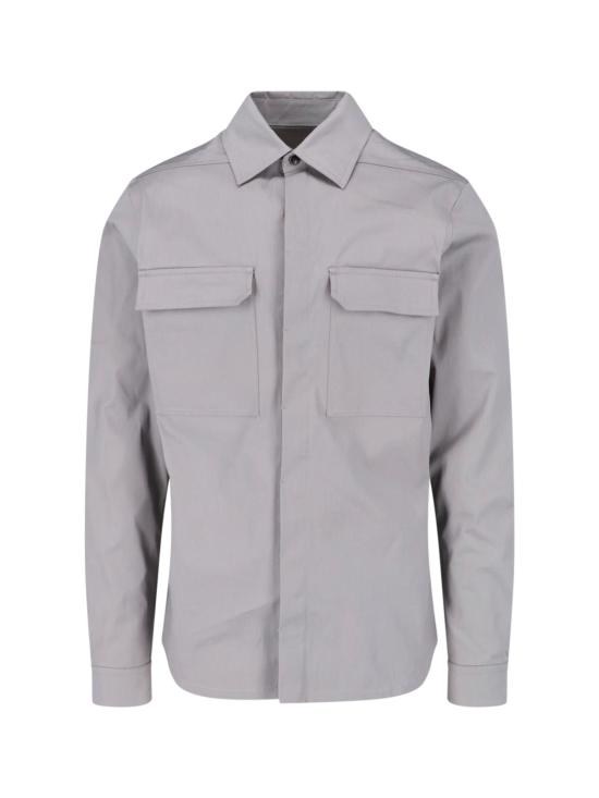 26FW 릭 오웬스 긴팔 셔츠 RU02F4291 TE 28 Grey
