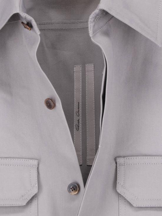 26FW 릭 오웬스 긴팔 셔츠 RU02F4291 TE 28 Grey - RICK OWENS