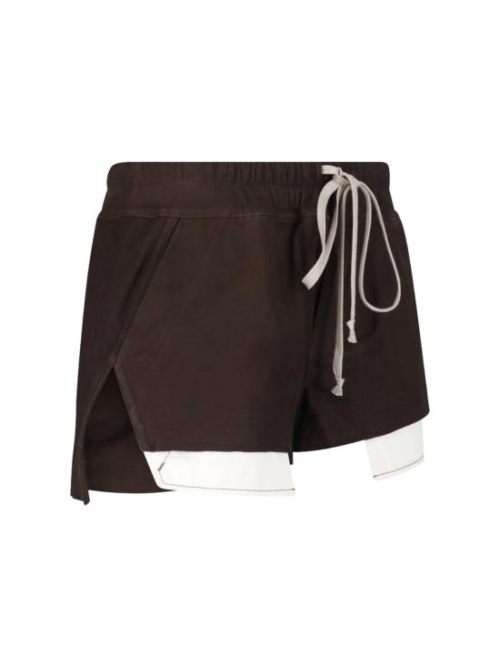26FW 릭 오웬스 숏팬츠 RP02F5316 LBS 84 Brown - RICK OWENS