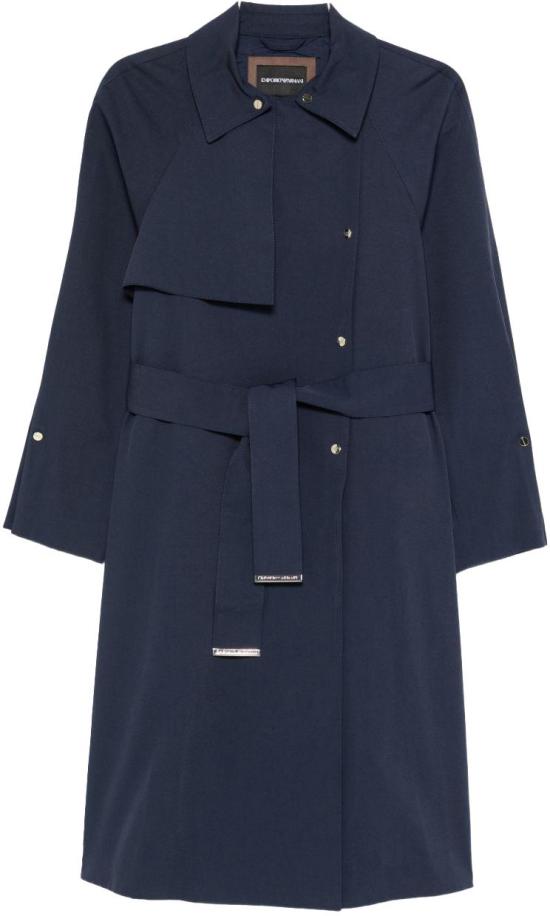 26SS 엠포리오 아르마니 트렌치 코트 EW003430AF12646UB146 NAVY