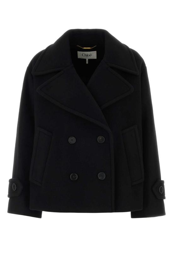 26FW 끌로에 코트 CH2AMA96952 001 Black