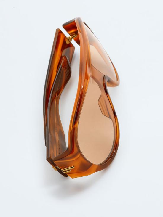 26SS 보테가베네타 선글라스 810162V2Q30 2819 Brown - BOTTEGA VENETA