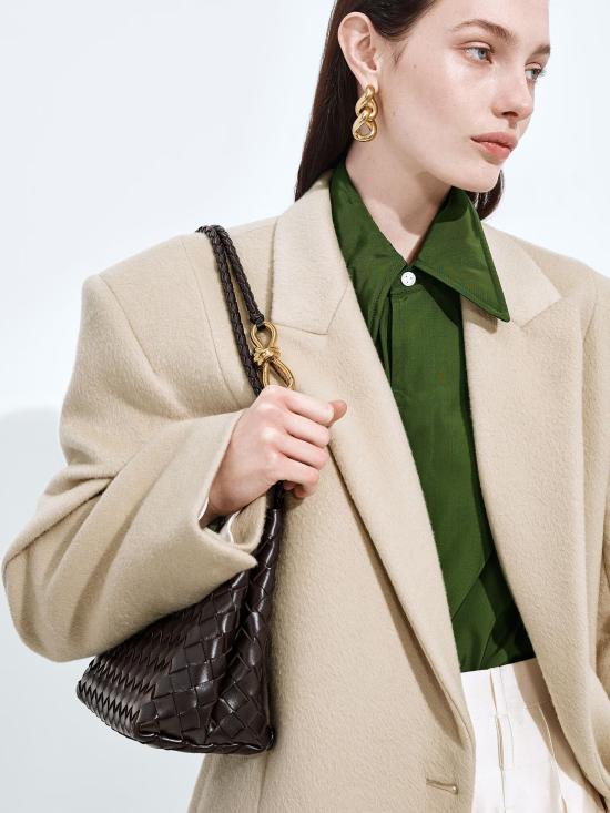 26SS 보테가베네타 안디아모 스몰 토트백 766014VCPP1 2272 Brown - BOTTEGA VENETA