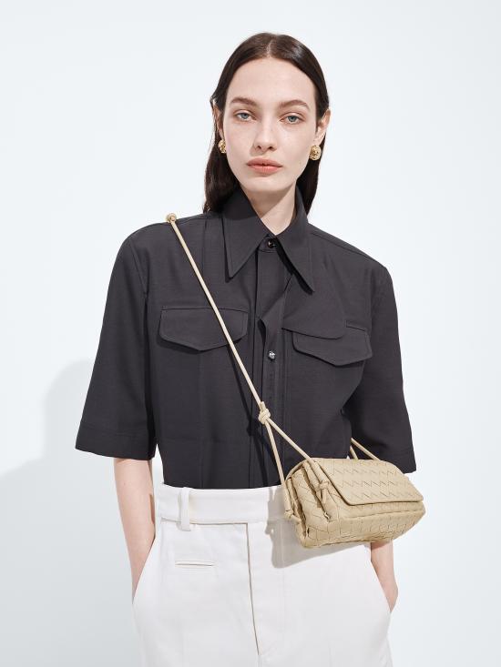 26SS 보테가베네타 노투르노 크로스백 843893VCPP0 9615 Beige - BOTTEGA VENETA