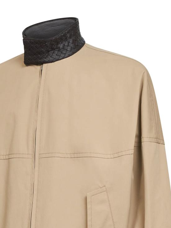 26SS 보테가베네타 컴팩트 코튼 자켓 852530V6KO0 2549 Beige - BOTTEGA VENETA