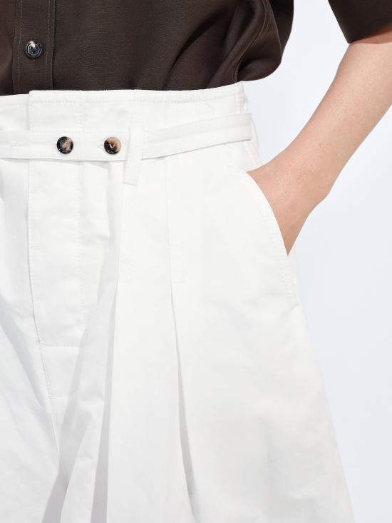 26SS 보테가베네타 숏팬츠 866708V6D10 9071 Bianco - BOTTEGA VENETA