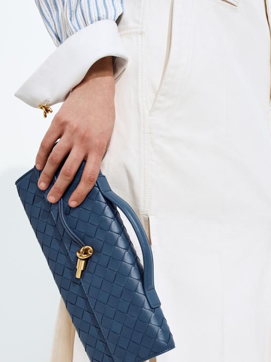 26SS 보테가베네타 안디아모 클러치 741511VCPP3 4020 Blu - BOTTEGA VENETA