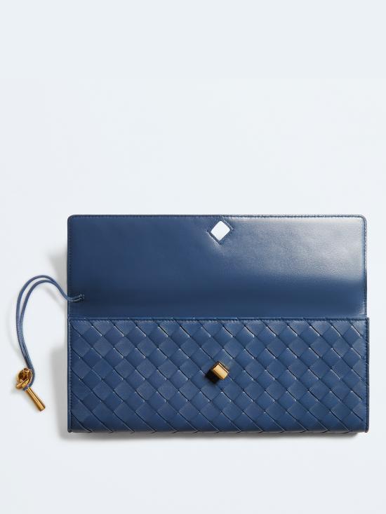 26SS 보테가베네타 안디아모 클러치 741511VCPP3 4020 Blu - BOTTEGA VENETA