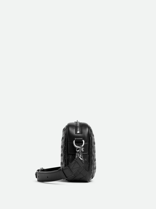 26SS 보테가베네타 인트레치아토 카메라 크로스백 755923V2HL1 8803 Nero - BOTTEGA VENETA