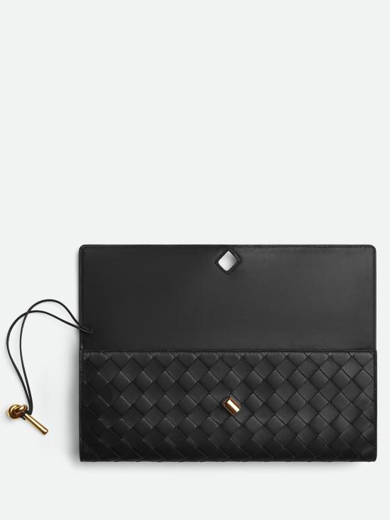 26SS 보테가베네타 안디아모 클러치 741511VCPP3 1019 Black - BOTTEGA VENETA