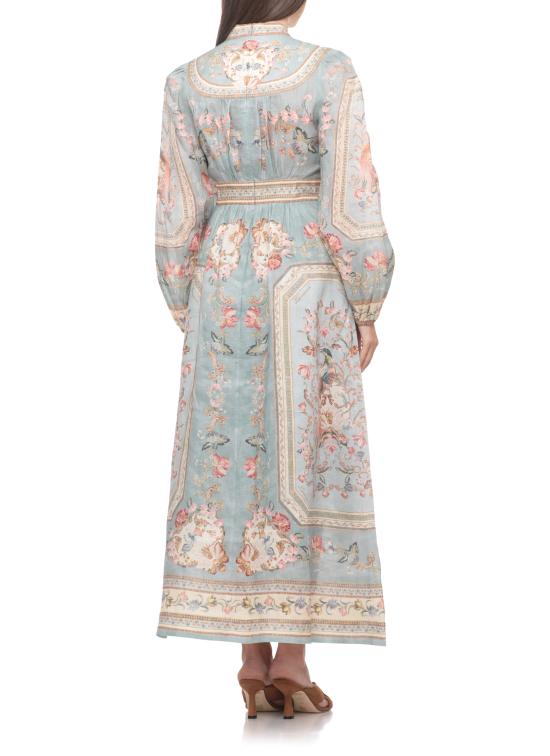 26FW 짐머만 롱 원피스 3501DSS264 BTPF Blue - ZIMMERMANN