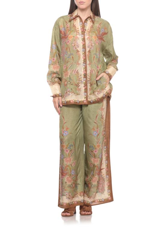 26FW 짐머만 팔라초 팬츠 6251PSS262 KHSF Green - ZIMMERMANN