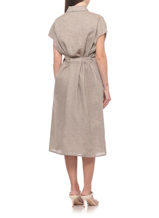26SS 파비아나 필리피 미디 원피스 ABD276F618 M1610161 Brown - FABIANA FILIPPI