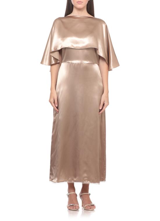 26SS 파비아나 필리피 미디 원피스 ABD266F174 L9090157 Brown - FABIANA FILIPPI