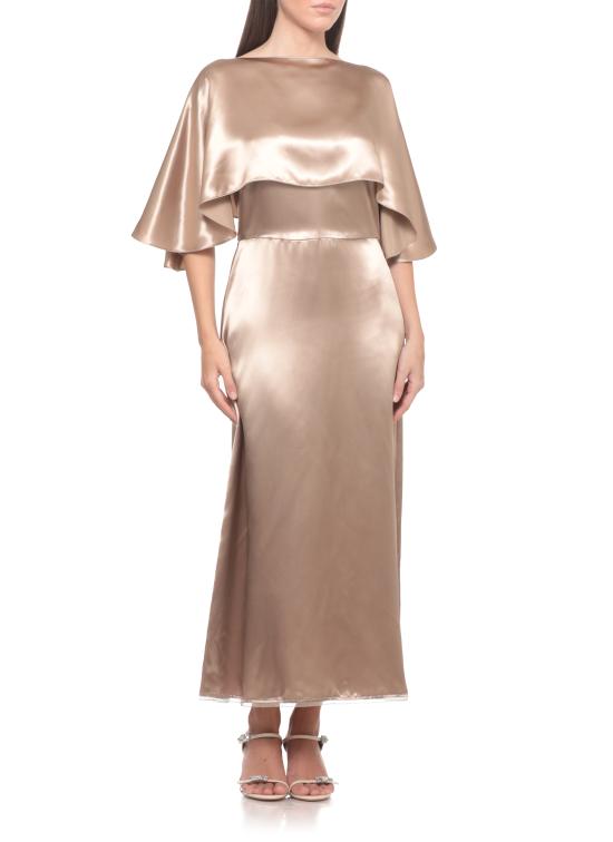 26SS 파비아나 필리피 미디 원피스 ABD266F174 L9090157 Brown - FABIANA FILIPPI