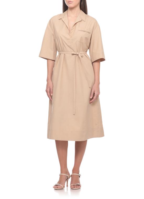 26SS 파비아나 필리피 미디 원피스 ABD276F617 L5820157 Beige - FABIANA FILIPPI