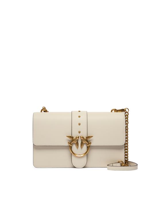 26FW 핑코 크로스백 105857 A0F1Z14Q BIANCO SETA ANTIQUE GOLD