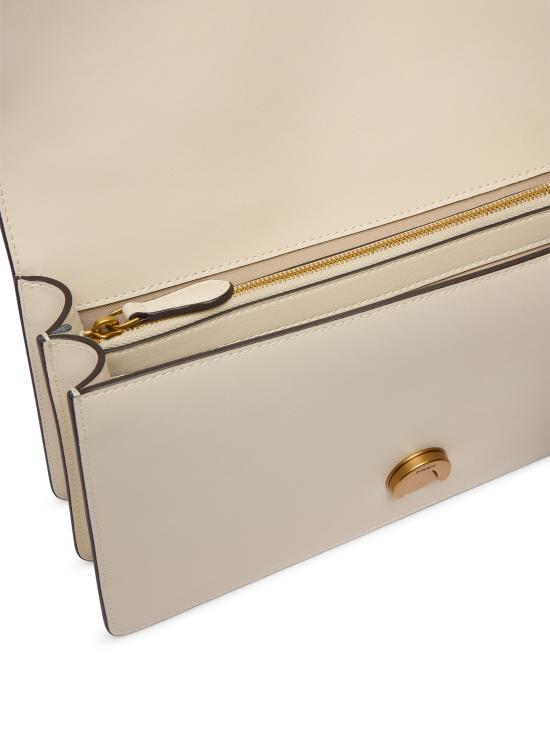 26FW 핑코 크로스백 105857 A0F1Z14Q BIANCO SETA ANTIQUE GOLD - PINKO
