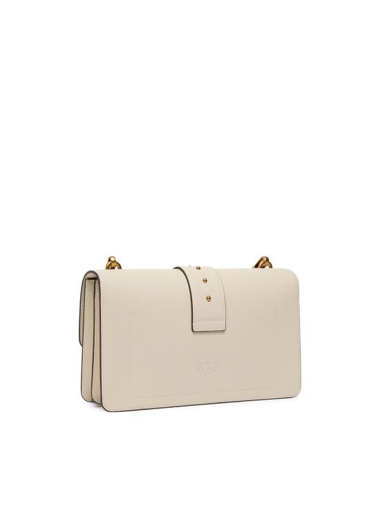 26FW 핑코 크로스백 105857 A0F1Z14Q BIANCO SETA ANTIQUE GOLD - PINKO