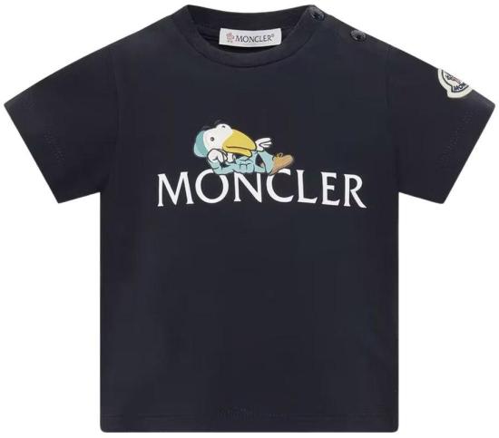 26SS [키즈] 몽클레어 티셔츠 L19518C0000489AUM778 NAVY