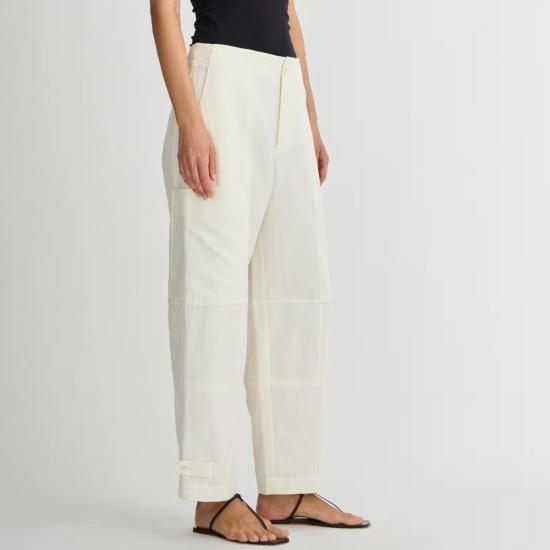  어피스 어파트 스트레이트 팬츠 Apiece Apart Juna Cargo Pant Cream - APIECE APART