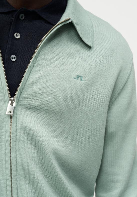 26SS 제이린드버그 집업 니트 BMKW15780U075 JADEITE DOM - J LINDEBERG