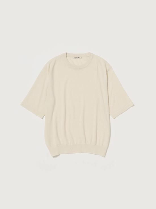26SS 오라리 스웨터 A26ST03CT IVORY WHITE DOM