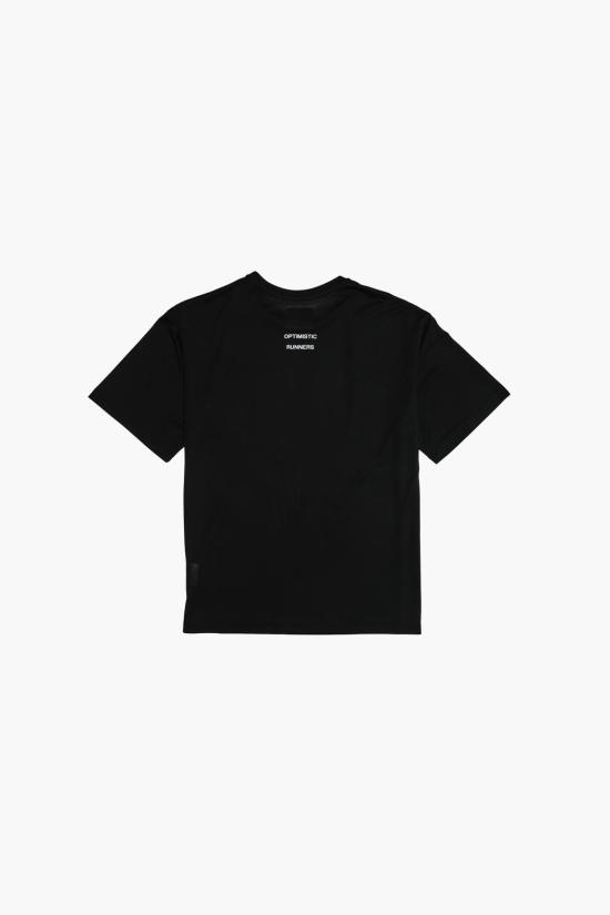 26SS 옵티미스틱 러너 반팔 티셔츠 RXT 26BK BLACK DOM - OPTIMISTIC RUNNERS