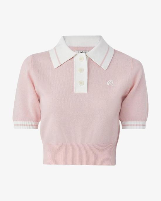26SS 말본 반팔 티셔츠 MW0043DSTRSE DUSTY ROSE DOM