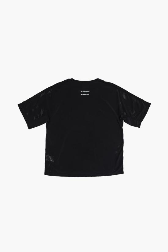 26SS 옵티미스틱 러너 반팔 티셔츠 PR 26BK BLACK DOM - OPTIMISTIC RUNNERS