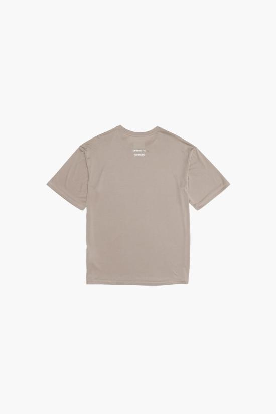 26SS 옵티미스틱 러너 반팔 티셔츠 RSBT 26CL CAMEL DOM - OPTIMISTIC RUNNERS