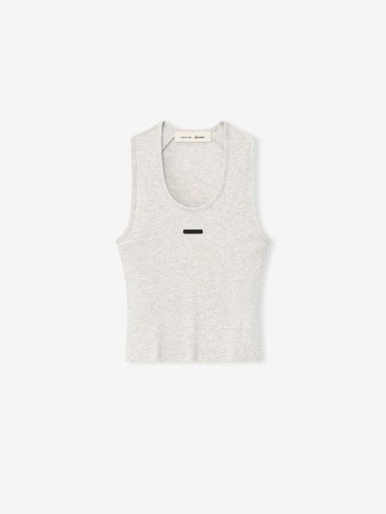 26SS 피어오브갓 민소매 티셔츠 125SP267063FW OATMEAL HEATHER DOM