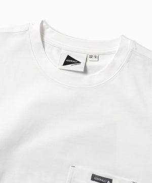 26SS 앤드원더 반팔 티셔츠 5746184527 030 WHITE DOM - AND WANDER