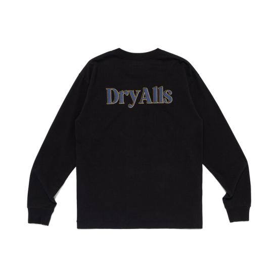 26SS 휴먼메이드 긴팔 티셔츠 HM31CS041 BLACK DOM - HUMANMADE