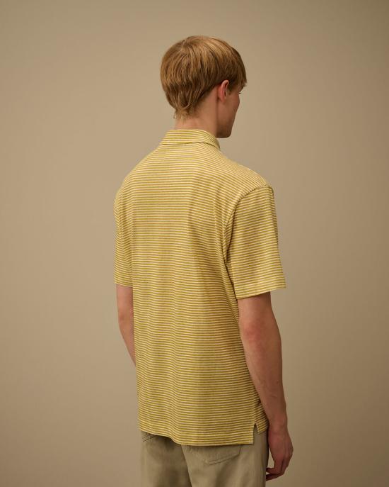26SS 씨피 컴퍼니 폴로 티셔츠 20CMPL278A 110681P 246 ANTIQUE MOSS DOM - C.P. COMPANY