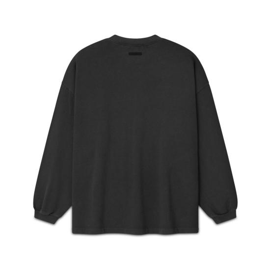 26SS 피어오브갓 긴팔 티셔츠 125SP264341F FADED BLACK DOM - FEAR OF GOD