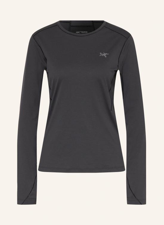 26SS 아크테릭스 긴팔 티셔츠 ATQSW10245 BLACK DOM