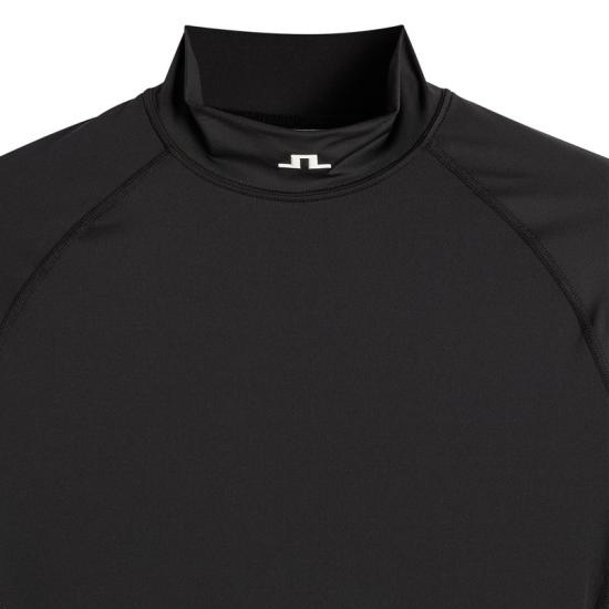 26SS 제이린드버그 긴팔 티셔츠 GMJT14649 9999 BLACK DOM - J LINDEBERG