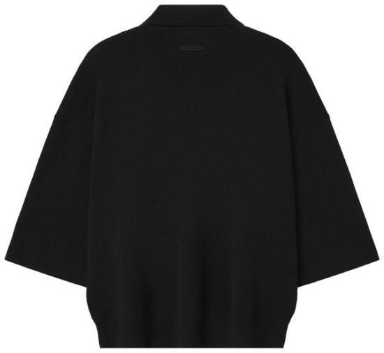 26SS 피어오브갓 폴로 티셔츠 192SP266961F VINTAGE BLACK DOM - FEAR OF GOD
