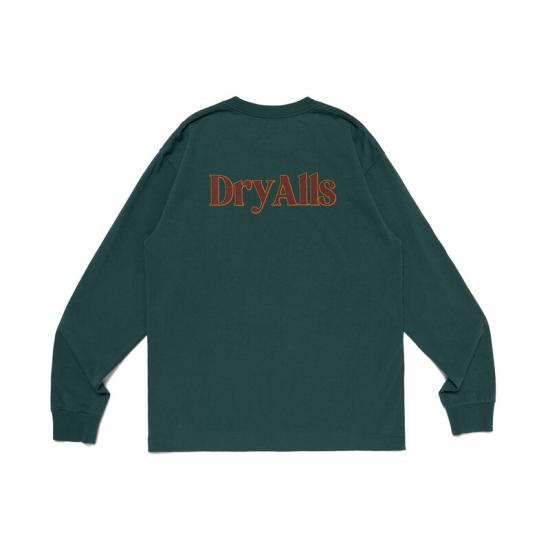 26SS 휴먼메이드 긴팔 티셔츠 HM31CS041 GREEN DOM - HUMANMADE