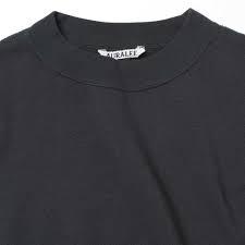 26SS 오라리 긴팔 티셔츠 A26SP02MU INK BLACK DOM - AURALEE