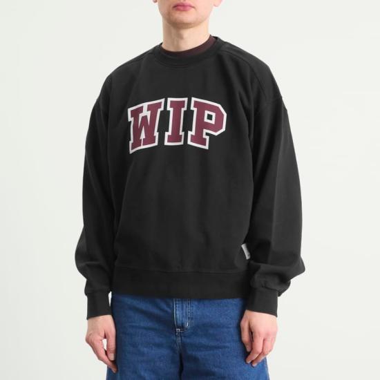 26SS 칼하트 WIP 3 스웨트셔츠 I036157 8960 BLACK DOM - CARHARTT WIP