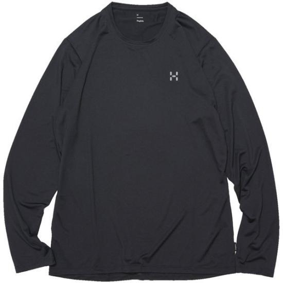 26SS 하그로프스 긴팔 티셔츠 6078552C5 TRUE BLACK DOM