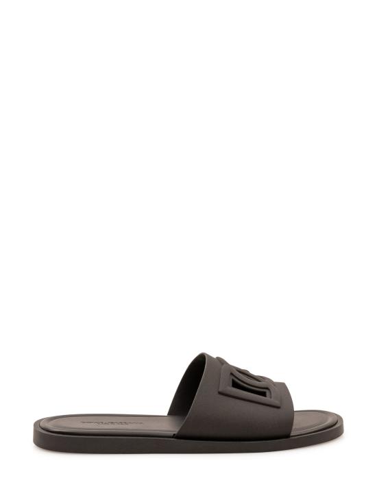 26FW 돌체앤가바나 러버 비치웨어 슬리퍼 CS2215AN994 80999 NERO