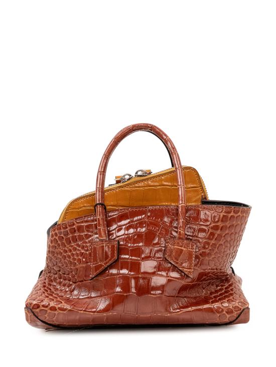 26FW 디 아티코 토트백 260WAH00063LBT155PR 490 SHADED BROWN - THE ATTICO