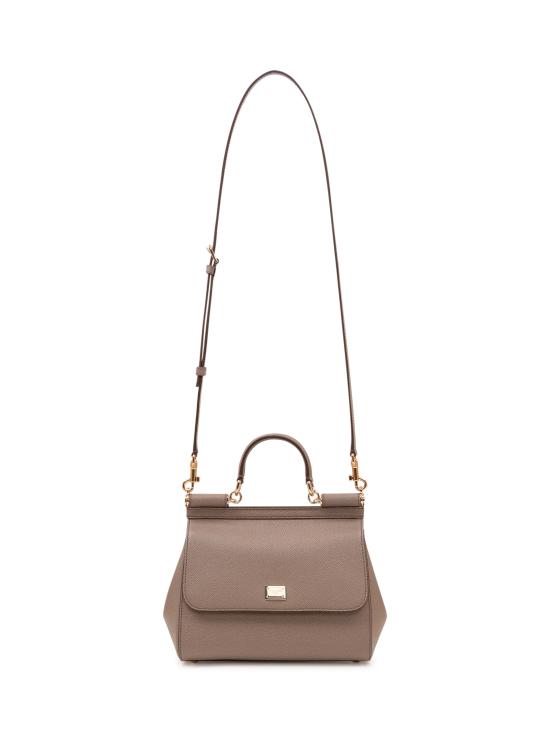 26FW 돌체앤가바나 라지 시실리 핸드백 BB6002B1001 80045 FANGO CHIARO - DOLCE & GABBANA