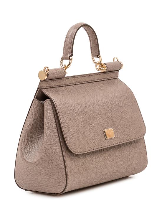 26FW 돌체앤가바나 라지 시실리 핸드백 BB6002B1001 80045 FANGO CHIARO - DOLCE & GABBANA